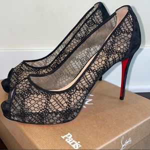 Christian Louboutin Very Lace 100 Rete Omberelle